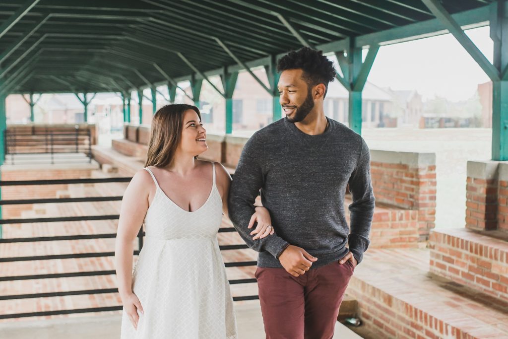 outdoor engagement session with M Harris Studios