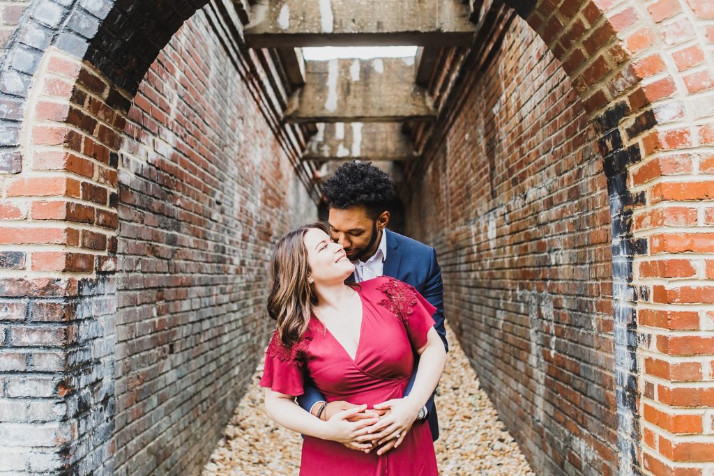 romantic outdoor engagement session with M Harris Studios