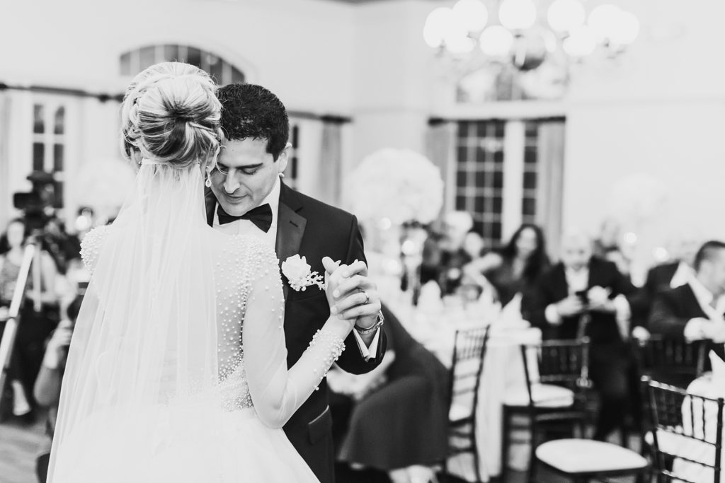 emotional first dance at Old Hickory Golf Club photographed by M Harris Studios