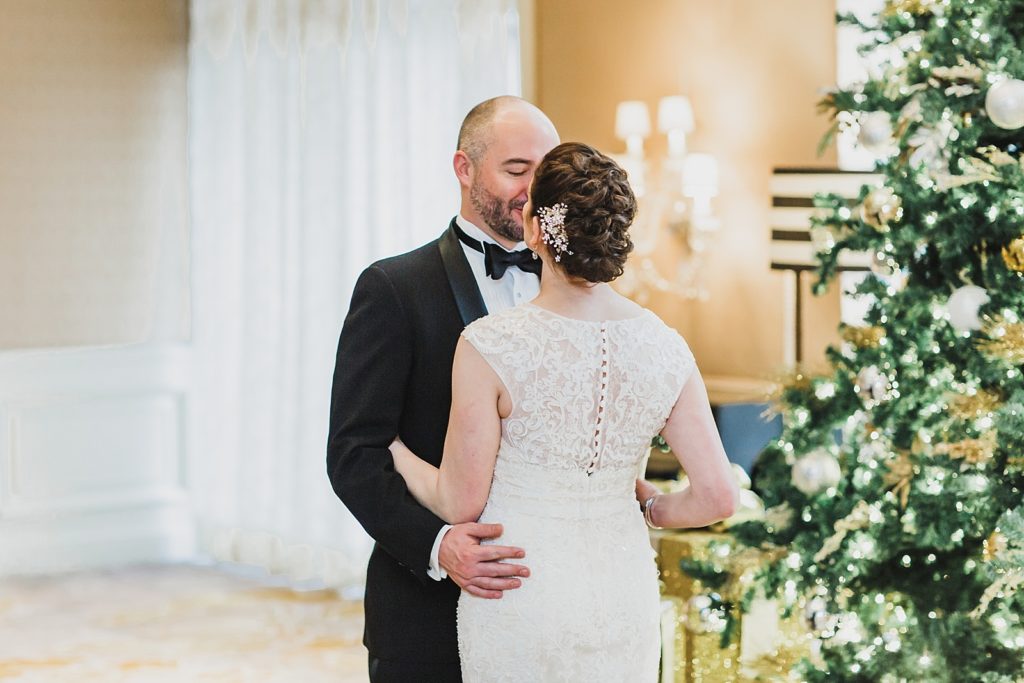 first look in DC photographed by destination wedding photographer M Harris Studios