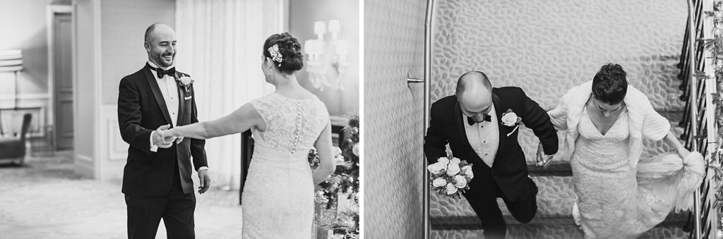 first look photographed by destination wedding photographer M Harris Studios