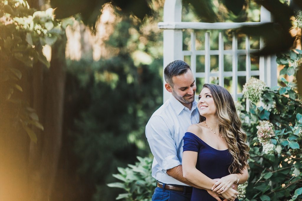 Navy Oatlands Manor engagement session with M Harris Studios