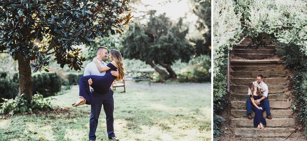 Fall Oatlands Manor engagement session with M Harris Studios