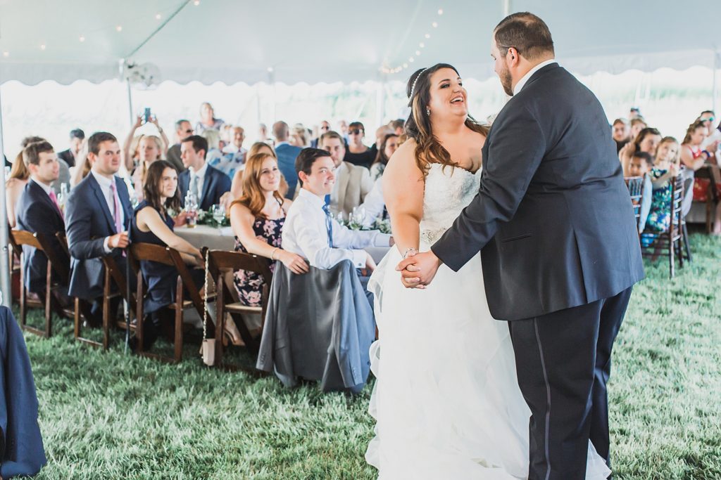 tented wedding reception photographed by M Harris Studios