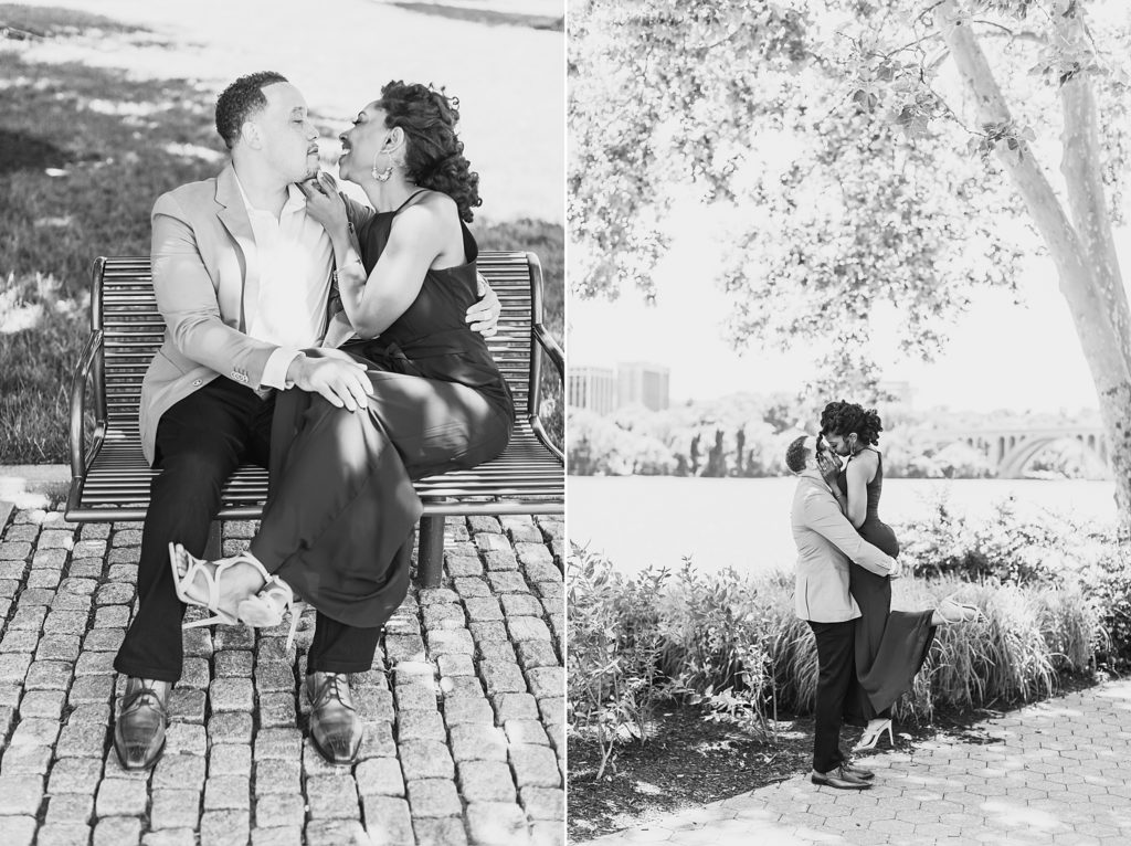 Georgetown engagement session by M Harris Studios