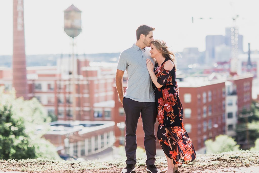 outdoor engagement session in Richmond VA with M Harris Studios