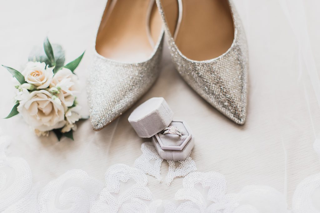 wedding details for the bride photographed by M Harris Studios