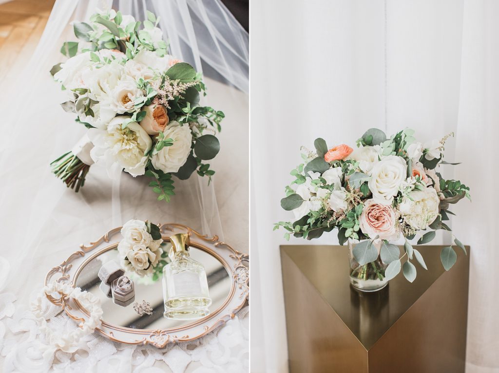 floral details for DC wedding with M Harris Studios