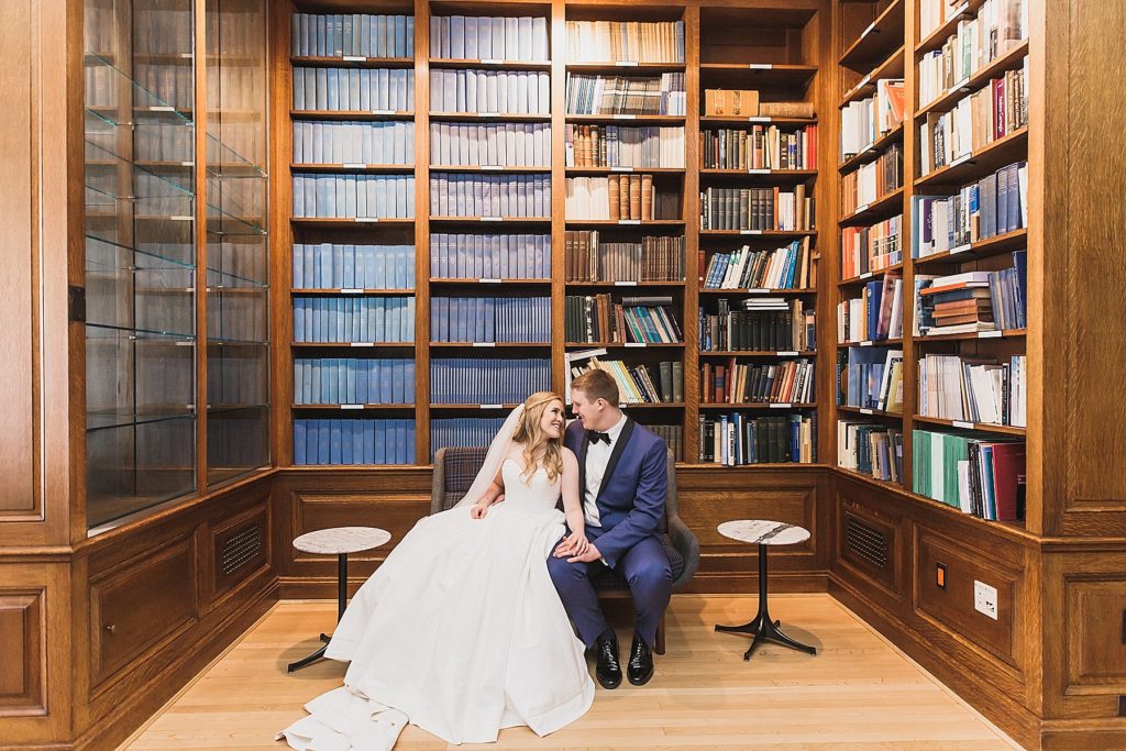 Carnegie Institution for Science wedding portraits with M Harris Studios