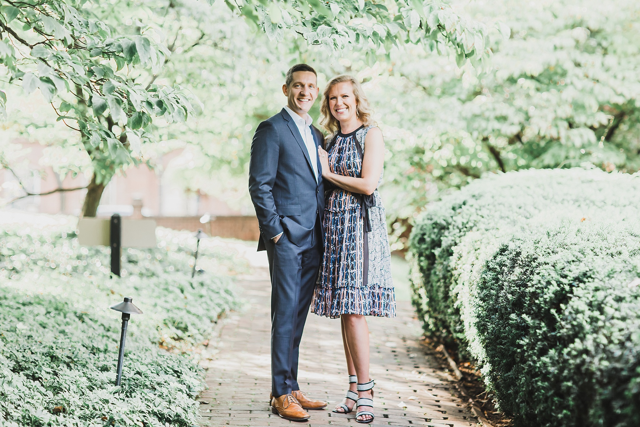 outdoor Virginia engagement session photographed by M Harris Studios