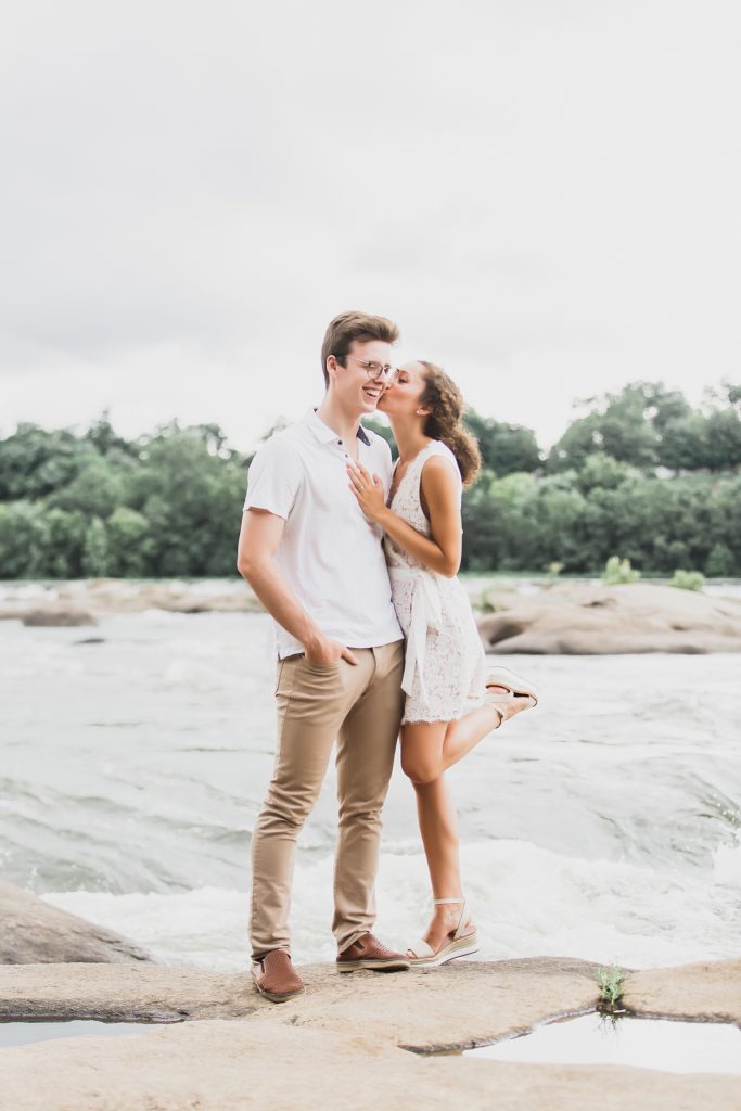 engagement session by M Harris Studios photographed at Belle Island