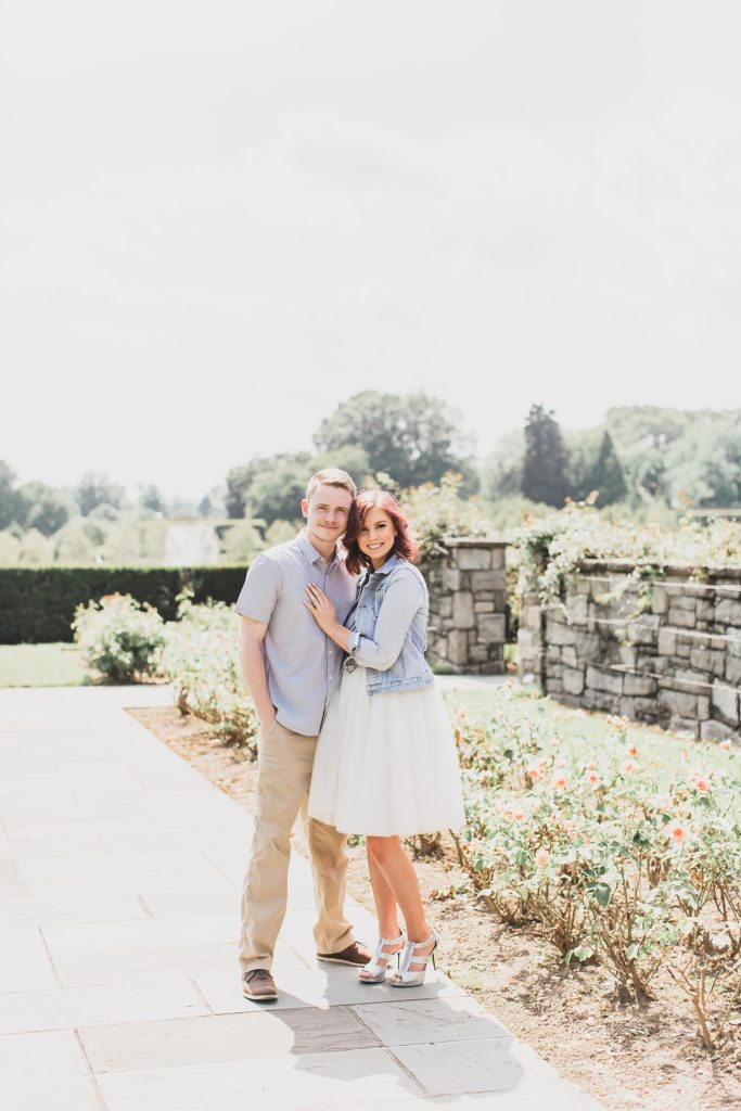 Longwood Gardens engagement session with M Harris Studios