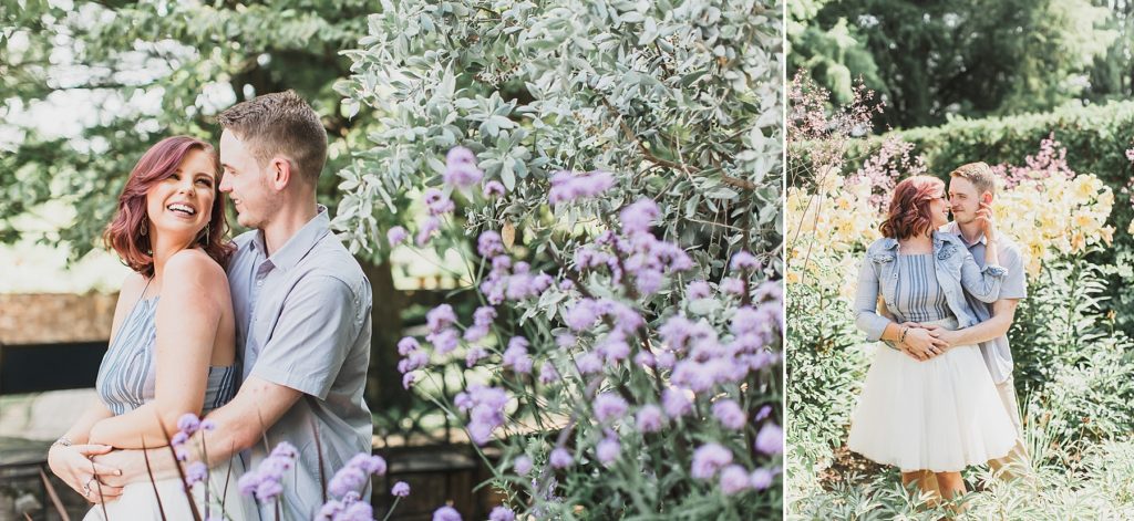 engagement session in Longwood Gardens with M Harris Studios
